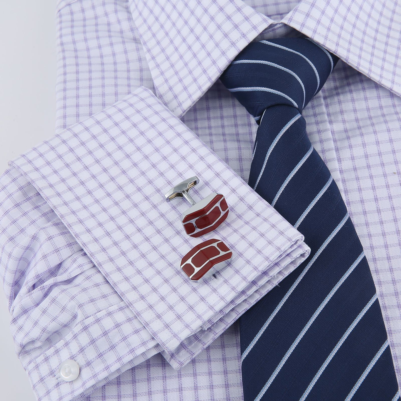 Cufflinks High Quality Red Enamel Men's Shirt Cufflinks Shirt Cufflinks