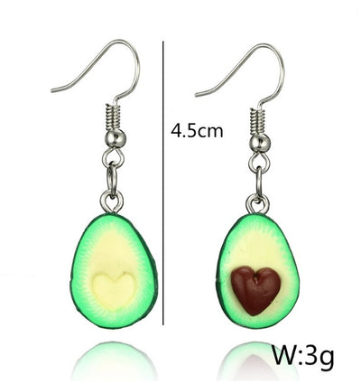 Avocado Halves Necklaces