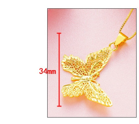 Butterfly Pendant Chain Necklaces