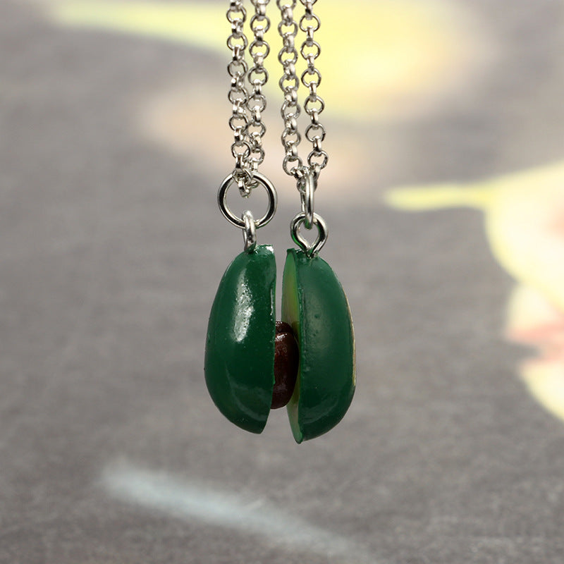 Avocado Halves Necklaces